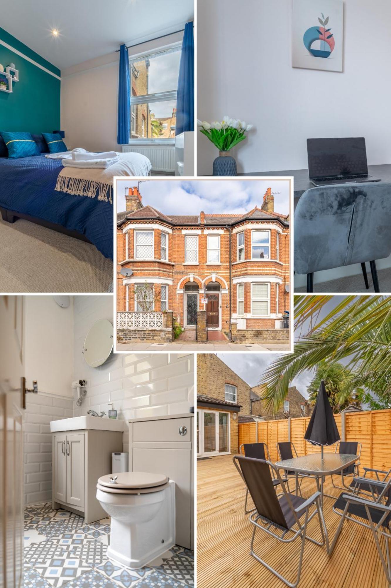Beautiful 2 Bedroom With Private Garden In Wimbledon - Minutes From Central 伦敦 外观 照片